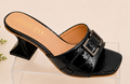 WalkWell GEYO Luxury Buckle Heel Sandals