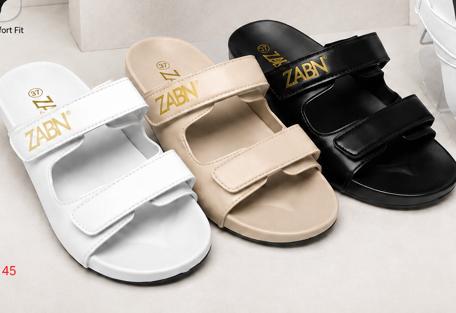 WalkWell Comfort Double-Strap Slides – Lightweight Casual Sandals (WH-9989)