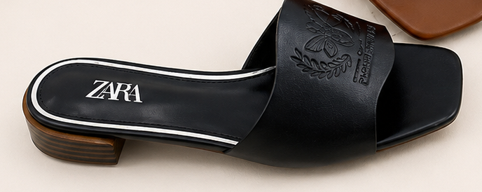 WalkWell Zara Women's Elegant Block Heel Slides